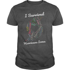 Hurrincane Irma Storm Tshirts: i Survived Hurricane Irma