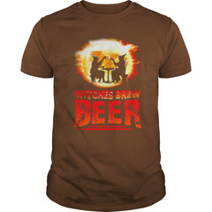 WITCHES BREW BEER T SHIRT HALLOWEEN COSTUME GIFT