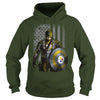 Image of NFL-STEELERS 016 CAPTAIN FLAG