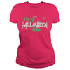 Image of CRAZY HALLOWEEN LADY T-SHIRT FUNNY HALLOWEEN GIFT