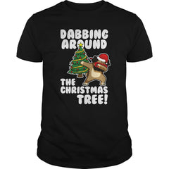 Dabbing Around The Christmas Tree - Christmas T shirt