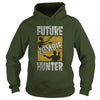 Image of Future Zombie Hunter Funny Halloween Distressed T-Shirt