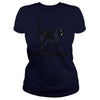 Image of TrickOrTreat Ornate Black Cat  Moon