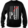 Image of Duck Hunting Nation Flag T-Shirt