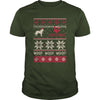 Image of DACHSHUND CHRISTMAS WOOF WOOF WOOF SWEATER