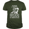 Image of VETERAN - AMERICAN FLAG T SHIRT