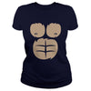 Image of Gorilla Chest Suit Halloween Costume Shirt Funny Monkey