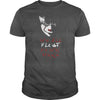Image of RED BALLOON WE ALL FLOAT DOWN CLOWN HORROR HALLOWEEN T-SHIRT