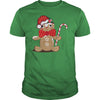 Image of funny gingerbread man with candy cane Bags &amp;amp; backpacks