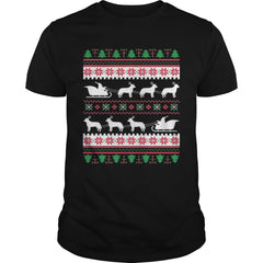 AUSTRALIAN CATTLE DOG SANTA'S REINDEER CHRISTMAS UGLY SWEATER