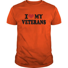 I Love My Veterans - TeeForVeterans