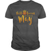 Image of Halloqueens are born in may funny halloween tshirt