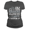 Image of yes  im a girl i watch raiders