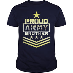 Military Proud US Army Brother Veteran U Men’s Baseball T-Shirt