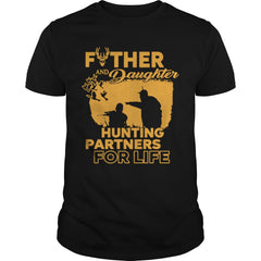 Father And Daughter Hunting Partners T-Shirt_1