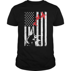 Duck Hunting Nation Flag T-Shirt