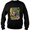 Image of Vintage Style Sci Fi Horror Movie Poster Collage T-Shirt