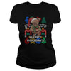 Image of Cute Christmas Teddy Bear Ugly Holiday Tshirt  Happy Holidays
