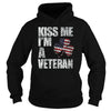 Image of KISS ME  I'M A VETERAN T SHIRT