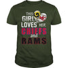 Image of This Girl Loves Her Chiefs And Rams TShirt