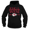 Image of kansas city chiefs West King In The Champions Tshirt