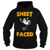 Image of Sheet Faced Funny Halloween Ghost Shirt And Mug