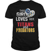 Image of Girl love Titans And Predators T Shirt