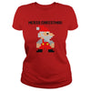 Image of 8-Bit Santa Mario Style Kids Shirt