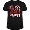 Image of Halloween I like you like a zombie heart Tshirts