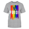 Image of Grunge LGBT Pride Flag - University of Delaware Blue Hens