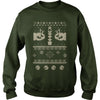 Image of Ugly Mario Christmas Sweater Womens Fitted VNeck TShirt SHIRT 2017