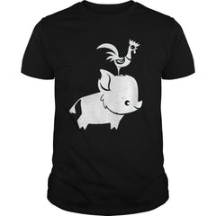 Disney Moana Cute Pua And Heihei Graphic TShirt