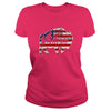 Image of Buffalo Native American USA Flag T-Shirt