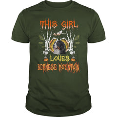 This Girl Loves Bernese Mountain Halloween