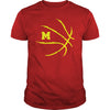 Image of Michigan Wolverines U of M basketball shirt