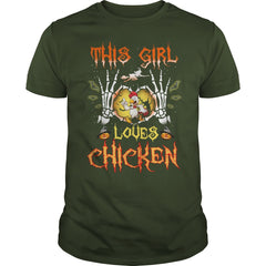 This Girl Loves Chicken Halloween