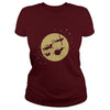 Image of Disney Peter Pan Darling Kids Flying Moon Silhouette TShirt