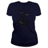 Image of Three Transparent Black Cats