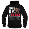 Image of stand up and say  patriots