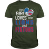 Image of This Girl Loves Her Lions And Pistons TShirt