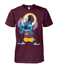 Washington Redskins Cute Stitch T-shirt