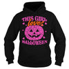 Image of THIS GIRL LOVES HALLOWEEN T SHIRT (PINK)