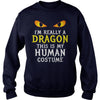 Image of I'm Really A Dragon Halloween Costume Shirt Easy