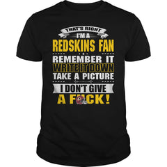 thats right im a redskins fan