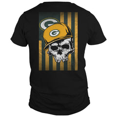 flag skull  packers