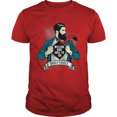 Bearded men willing to do manly things
