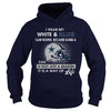 Image of I wear my while  blue  Cowboys fan