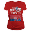 Image of Girl Loves Chiefs  Royals T Shirt