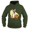 Image of Happy halloween corgi women's t-shirt