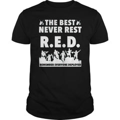 VETERAN - THE BEST NEVER REST T SHIRT